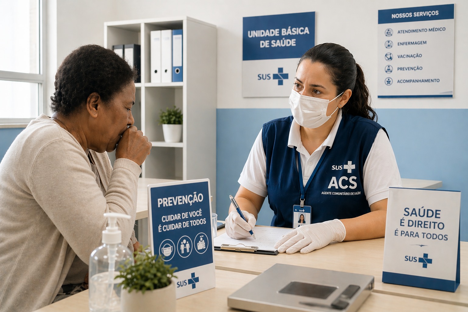 ACS atende paciente em UBS