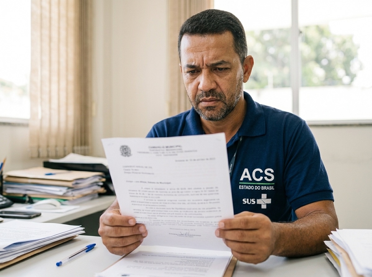 ACS confere documentos de comunicado de desligamento