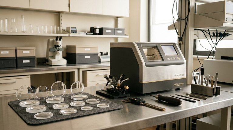 Laboratório óptico — contrato com fornecedor